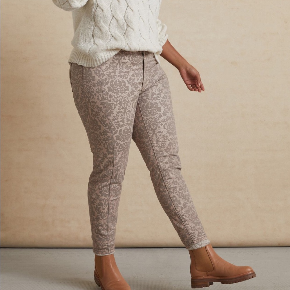 Anthropologie | PILCRO FLOCKED LEGGINGS | Size 32 - Picture 8 of 10
